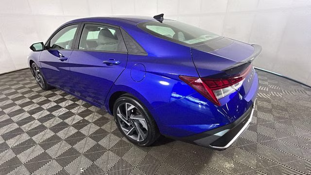 2025 Intense Blue Hyundai Elantra Hybrid SEL Sport FWD Sedan