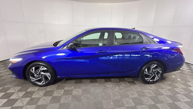 2025 Intense Blue Hyundai Elantra Hybrid SEL Sport FWD Sedan