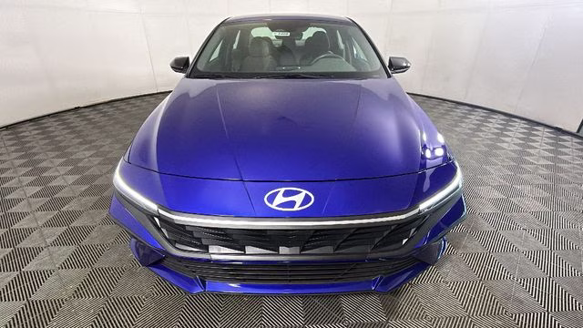 2025 Intense Blue Hyundai Elantra Hybrid SEL Sport FWD Sedan