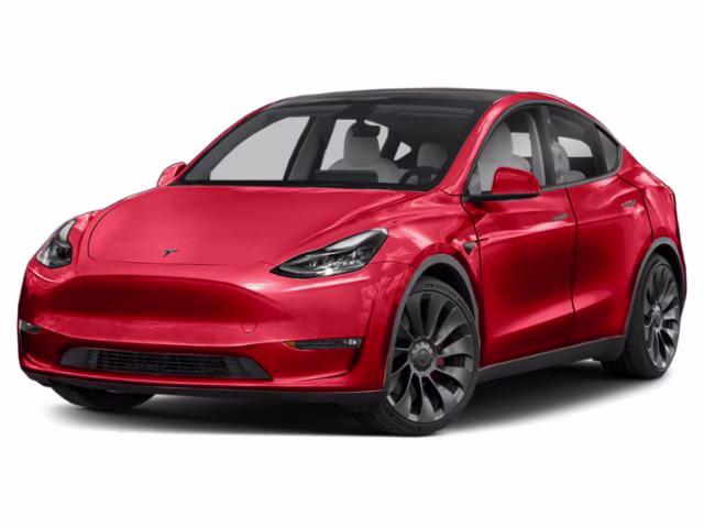 2023 Red Multi-Coat Tesla Model Y Long Range AWD SUV