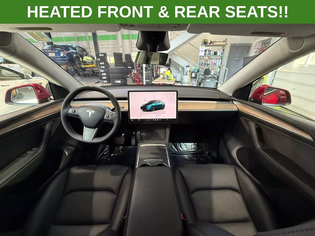 2023 Red Multi-Coat Tesla Model Y Long Range AWD SUV