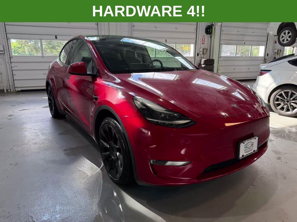 2023 Red Multi-Coat Tesla Model Y Long Range AWD SUV