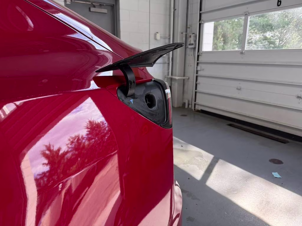 2023 Red Multi-Coat Tesla Model Y Long Range AWD SUV