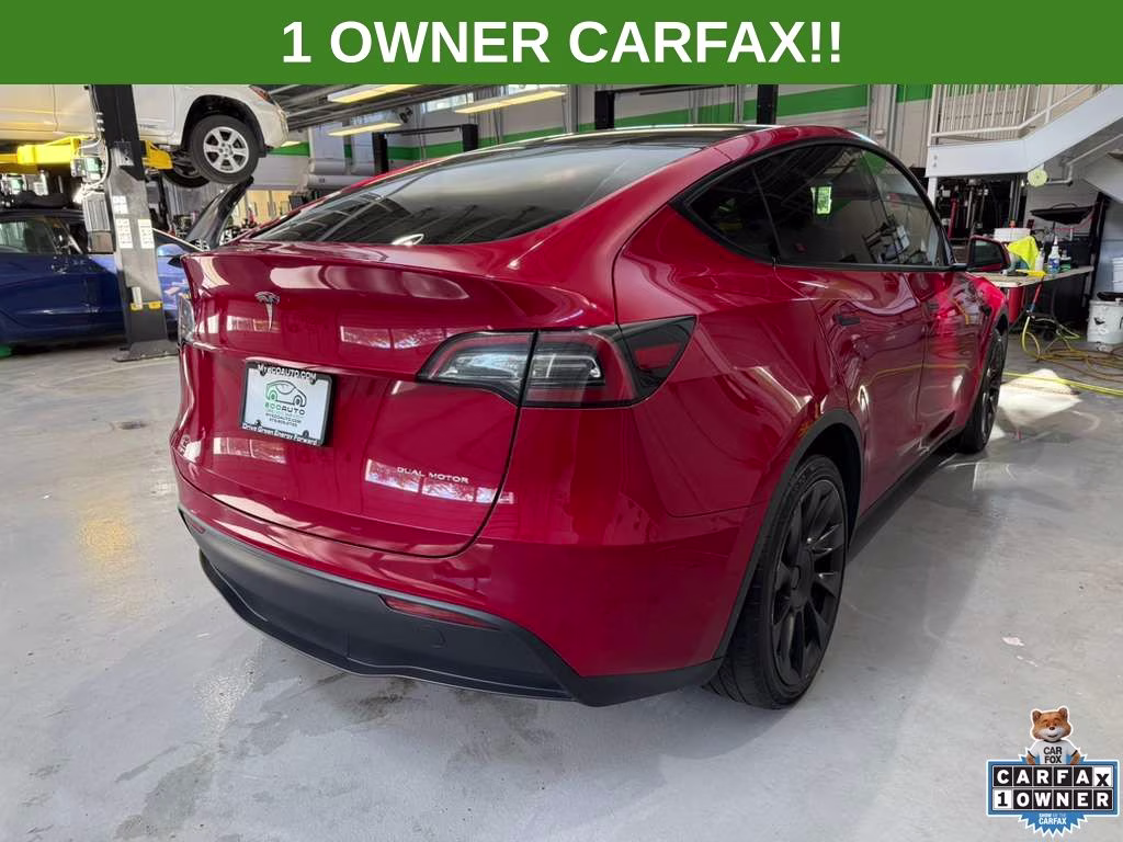 2023 Red Multi-Coat Tesla Model Y Long Range AWD SUV