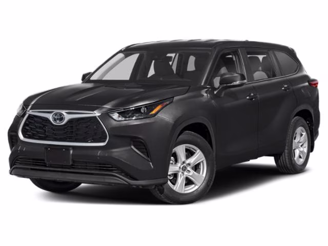 2023 Midnight Black Metallic Toyota Highlander LE FWD SUV