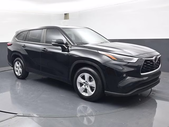 2023 Midnight Black Metallic Toyota Highlander LE FWD SUV