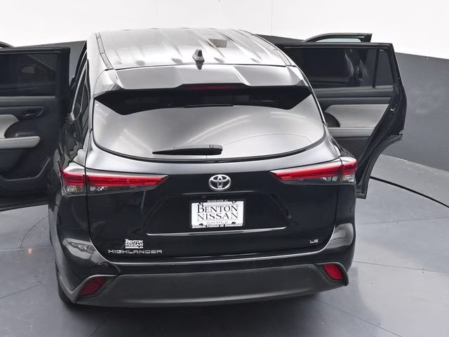 2023 Midnight Black Metallic Toyota Highlander LE FWD SUV