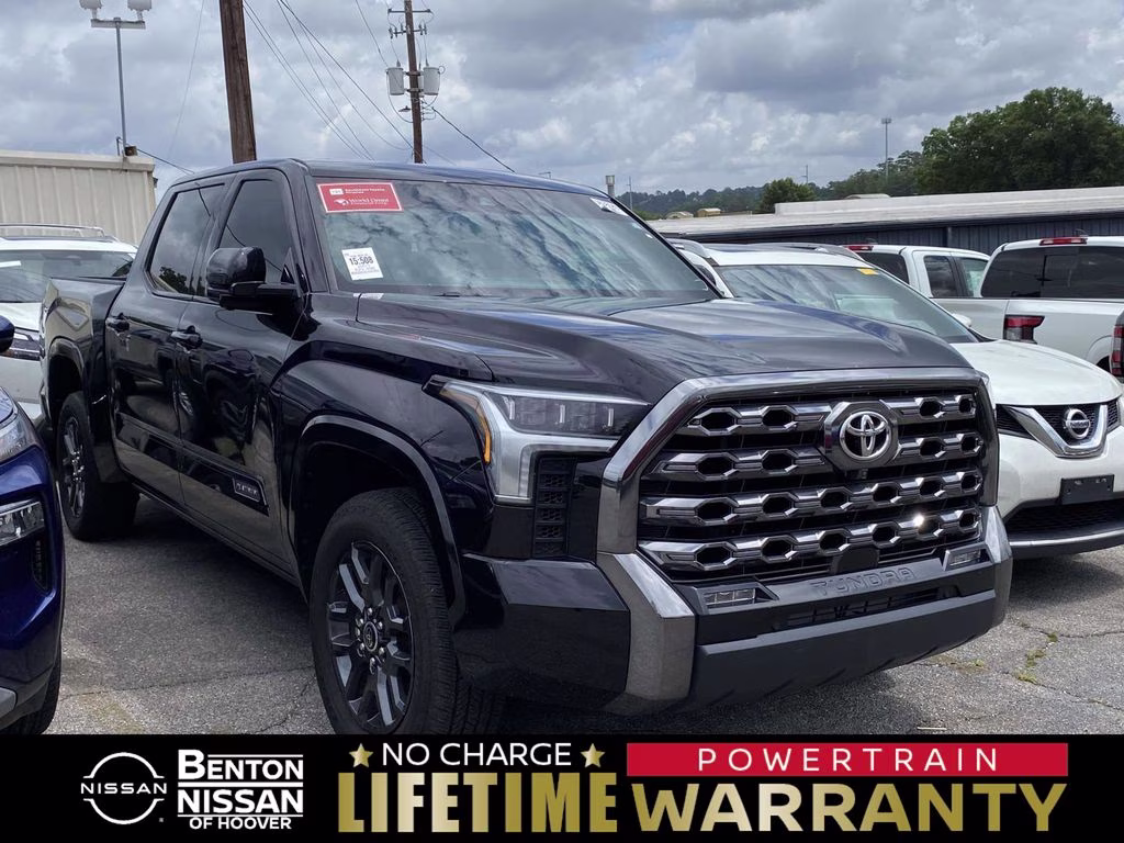 2023 Midnight Black Metallic Toyota Tundra Platinum 4X4 Truck
