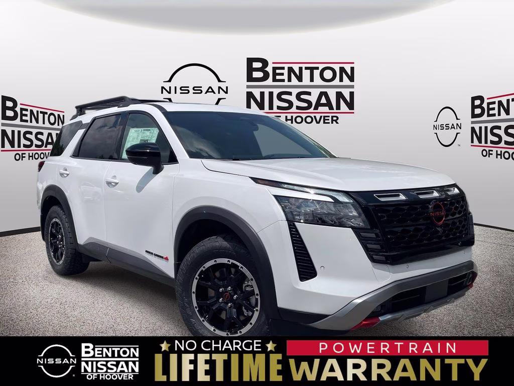 2026 Everest White Pearl Tricoat Nissan Pathfinder Rock Creek 4X4 SUV