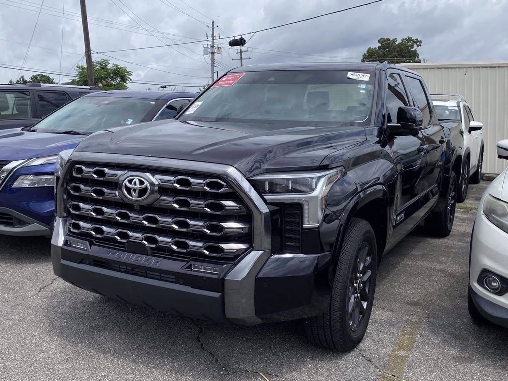 2023 Midnight Black Metallic Toyota Tundra Platinum 4X4 Truck