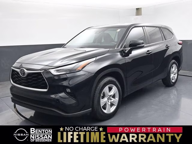 2023 Midnight Black Metallic Toyota Highlander LE FWD SUV