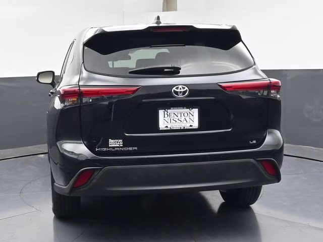 2023 Midnight Black Metallic Toyota Highlander LE FWD SUV