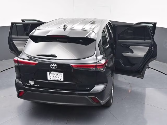 2023 Midnight Black Metallic Toyota Highlander LE FWD SUV