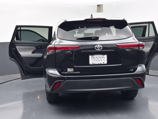 2023 Midnight Black Metallic Toyota Highlander LE FWD SUV