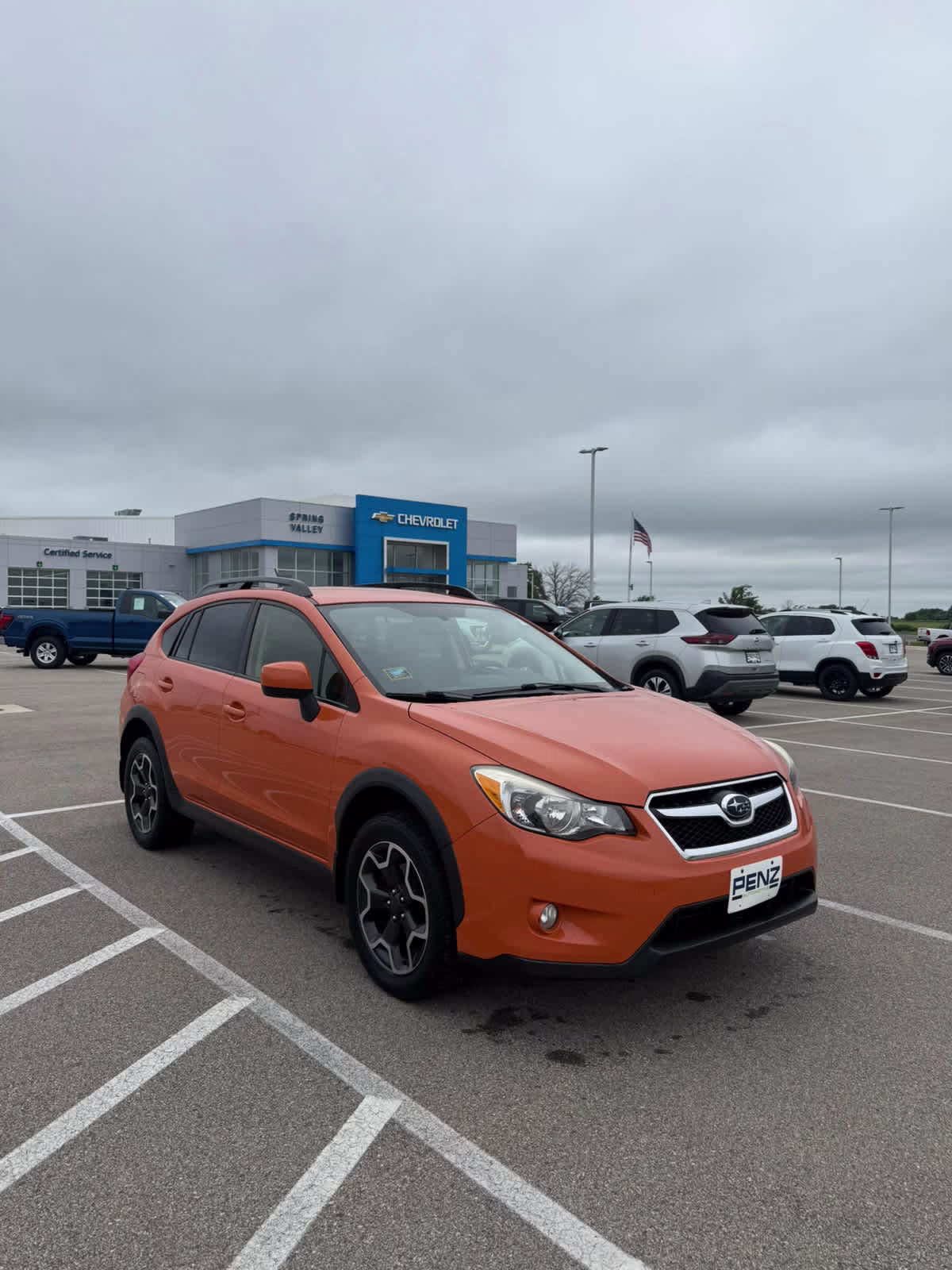 2013 Tangerine Orange Pearl Subaru XV Crosstrek Limited AWD Crossover