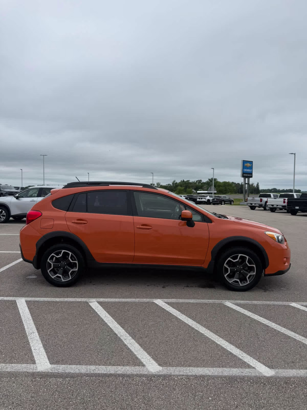2013 Tangerine Orange Pearl Subaru XV Crosstrek Limited AWD Crossover
