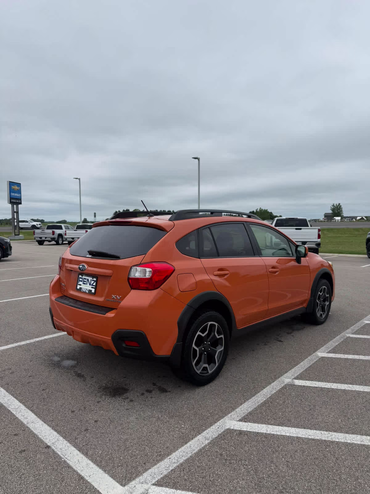 2013 Tangerine Orange Pearl Subaru XV Crosstrek Limited AWD Crossover