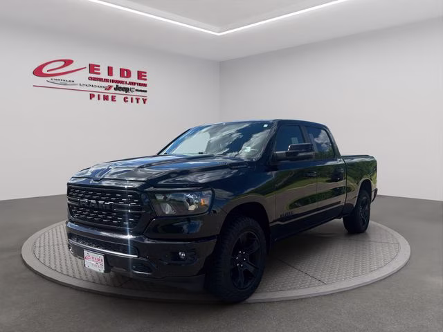 2024 Diamond Black Crystal Pearlcoat Ram 1500 Big Horn Night Edition 4X4 Truck