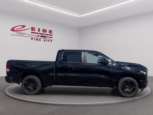 2024 Diamond Black Crystal Pearlcoat Ram 1500 Big Horn Night Edition 4X4 Truck