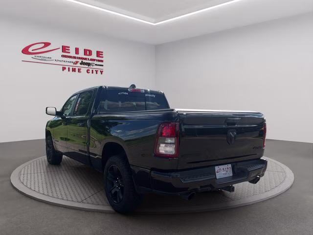 2024 Diamond Black Crystal Pearlcoat Ram 1500 Big Horn Night Edition 4X4 Truck