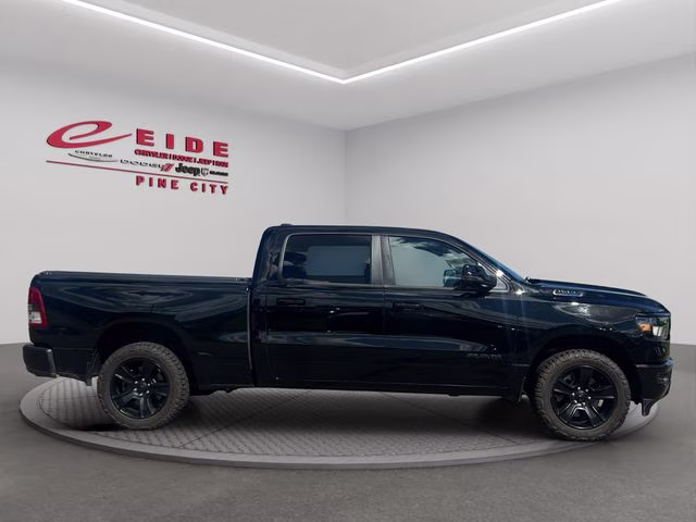2024 Diamond Black Crystal Pearlcoat Ram 1500 Big Horn Night Edition 4X4 Truck