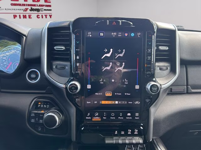2024 Diamond Black Crystal Pearlcoat Ram 1500 Big Horn Night Edition 4X4 Truck