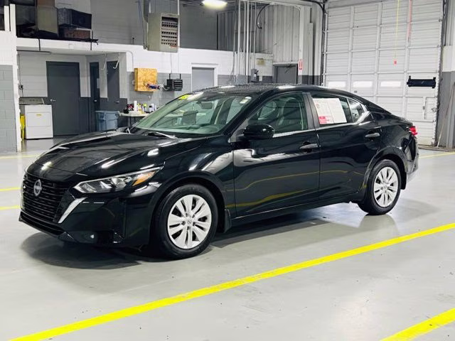 2024 Super Black Nissan Sentra S FWD Sedan