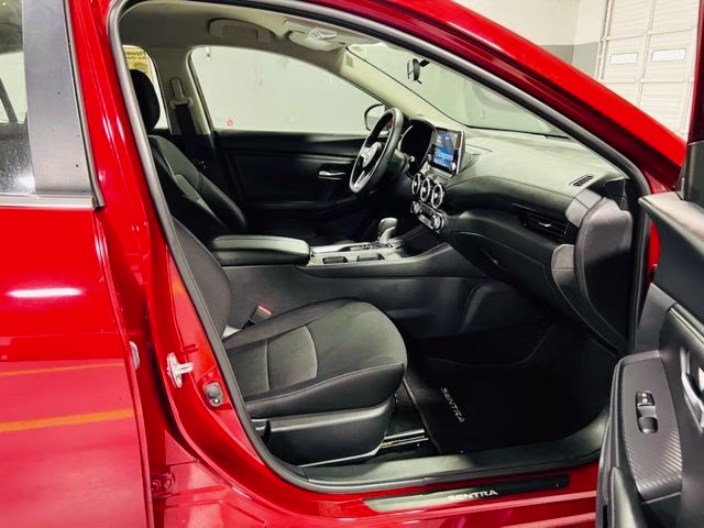 2025 Scarlet Ember Tintcoat Nissan Sentra SV FWD Sedan
