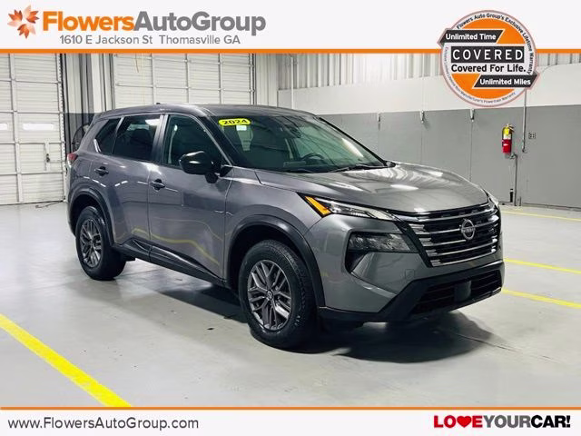 2024 Gun Metallic Nissan Rogue S FWD SUV