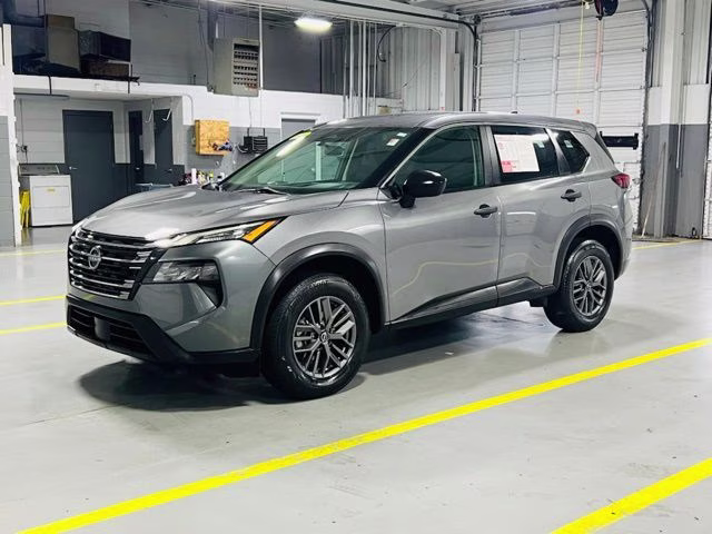 2024 Gun Metallic Nissan Rogue S FWD SUV
