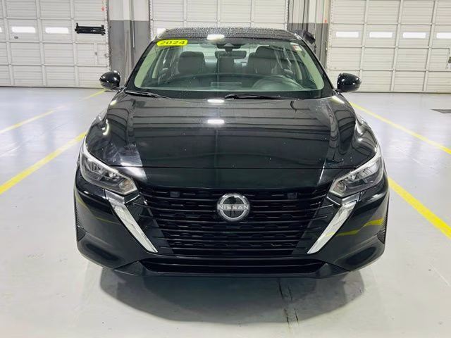 2024 Super Black Nissan Sentra S FWD Sedan