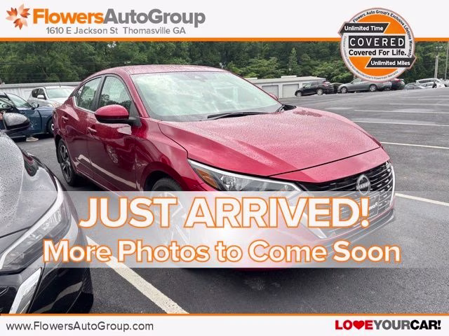2025 Scarlet Ember Tintcoat Nissan Sentra SV FWD Sedan