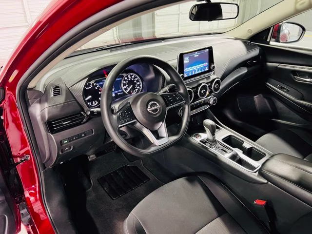 2025 Scarlet Ember Tintcoat Nissan Sentra SV FWD Sedan
