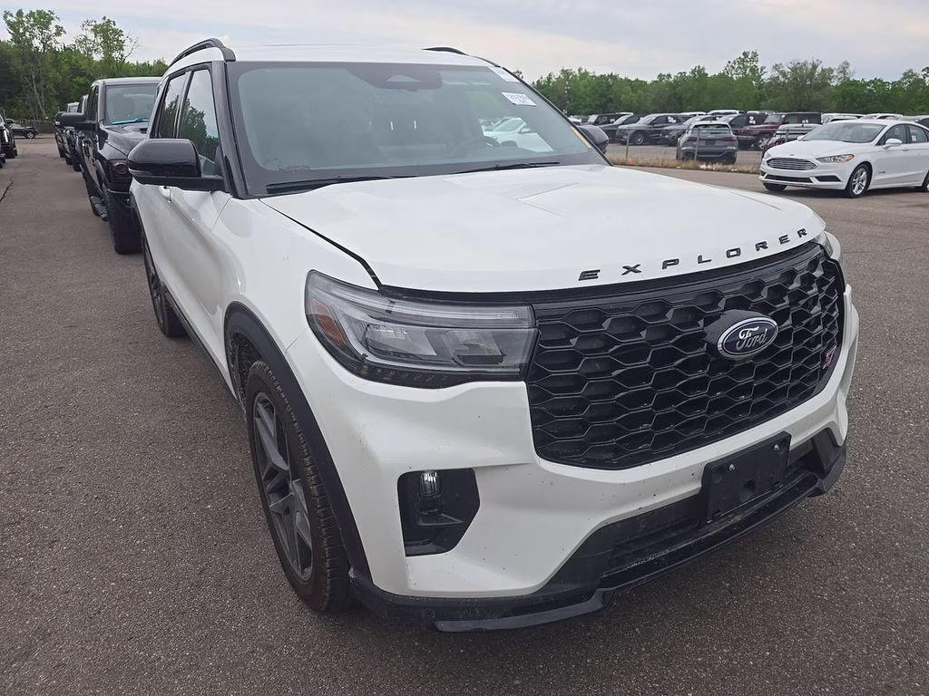 Used 2025 Ford Explorer ST with VIN 1FMWK8GC3SGA38279 for sale in Forest Lake, Minnesota