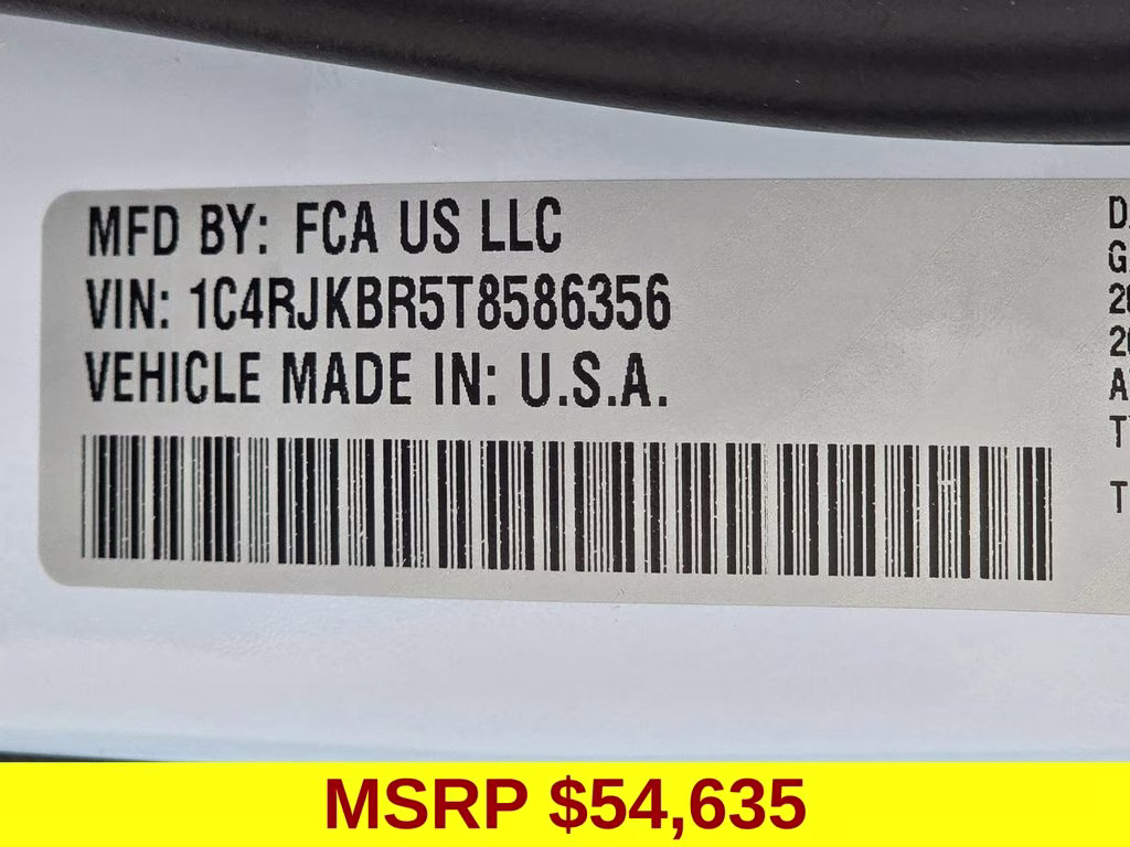 2026 Bright White Clearcoat Jeep Grand Cherokee L Limited 4X4 SUV