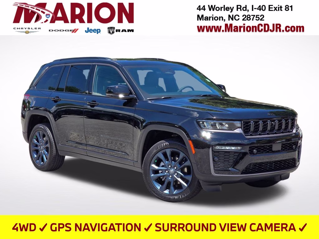 2026 Diamond Black Crystal Pearlcoat Jeep Grand Cherokee Limited 4X4 SUV