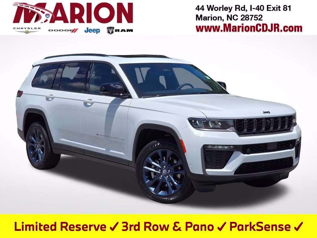 2026 Bright White Clearcoat Jeep Grand Cherokee L Limited 4X4 SUV