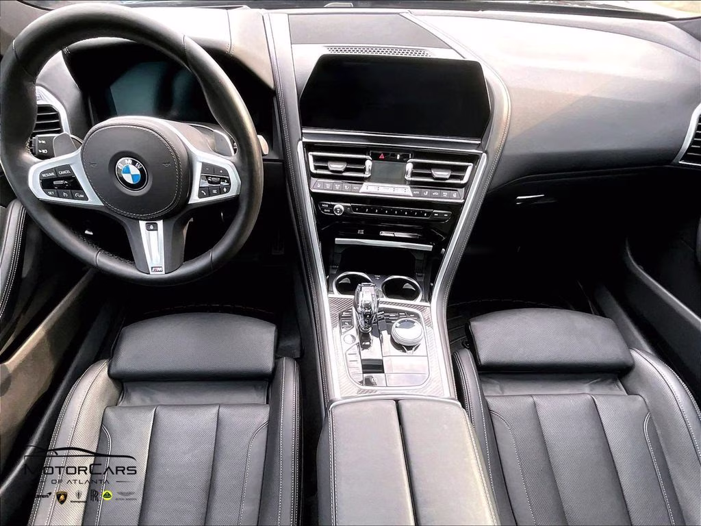 2020 Black Sapphire Metallic BMW 8 Series M850i xDrive Gran Coupe Carbon Fiber Trim AWD Sedan