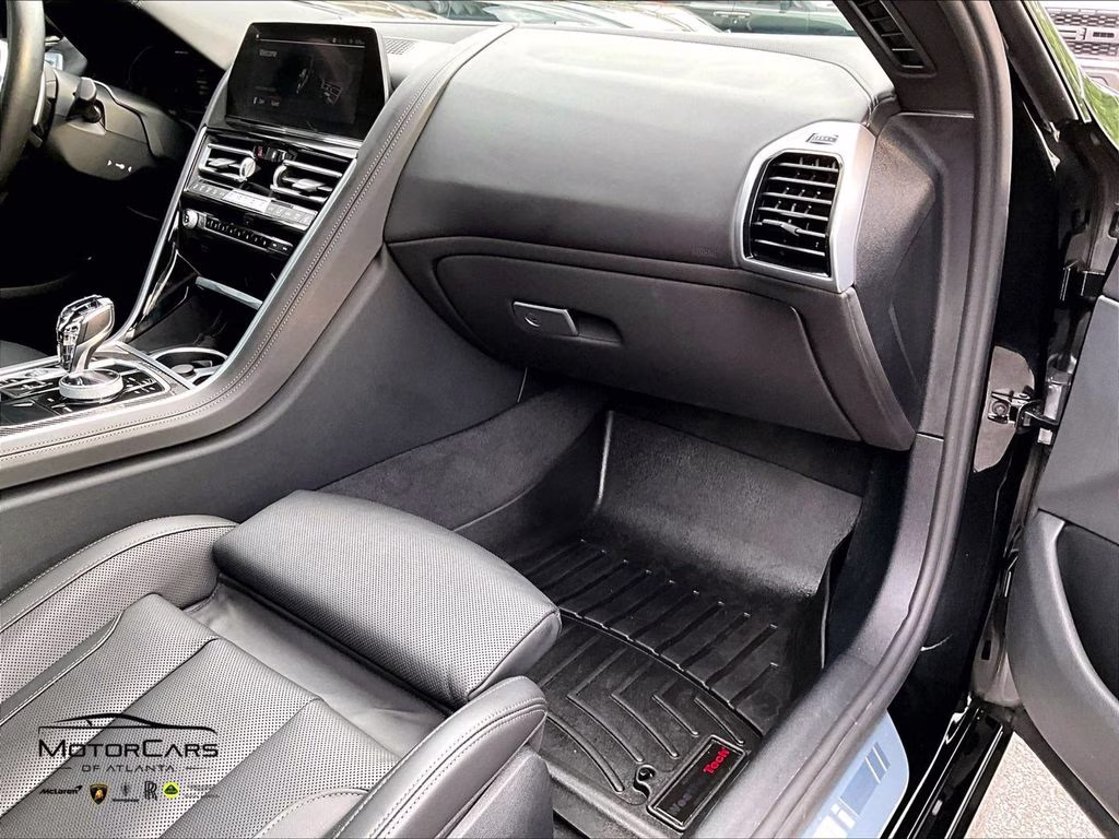 2020 Black Sapphire Metallic BMW 8 Series M850i xDrive Gran Coupe Carbon Fiber Trim AWD Sedan