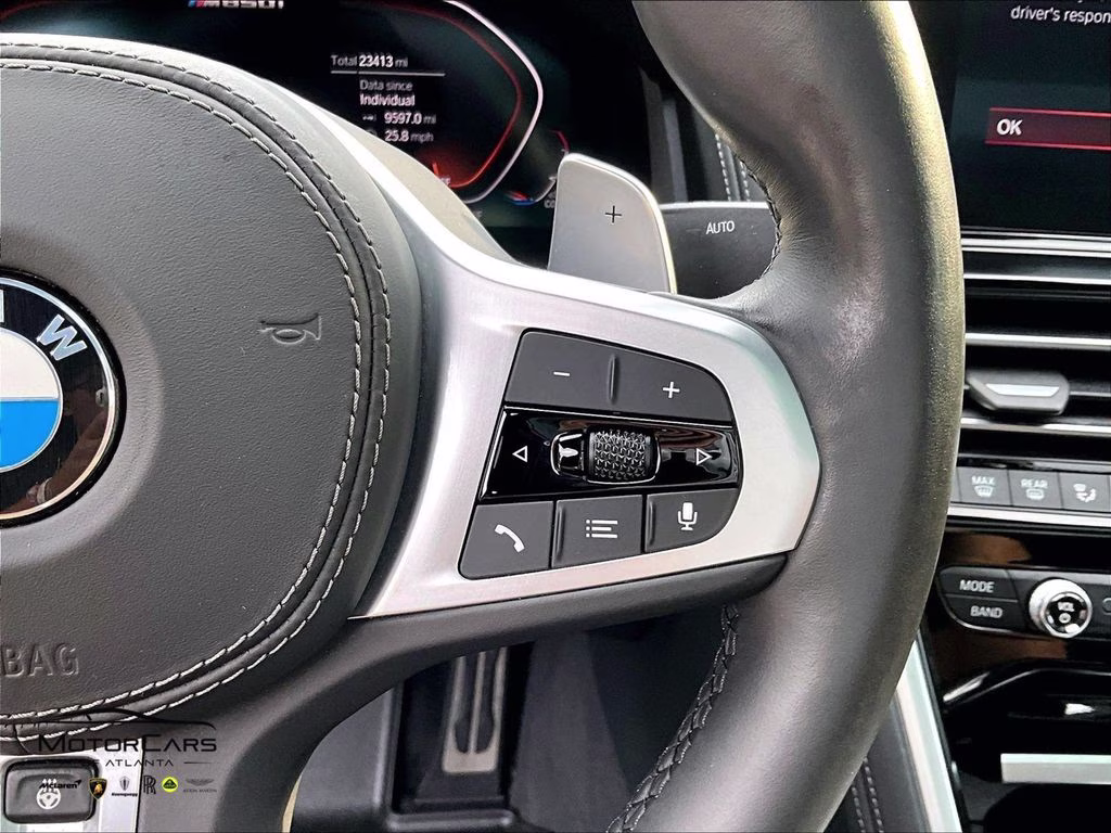 2020 Black Sapphire Metallic BMW 8 Series M850i xDrive Gran Coupe Carbon Fiber Trim AWD Sedan