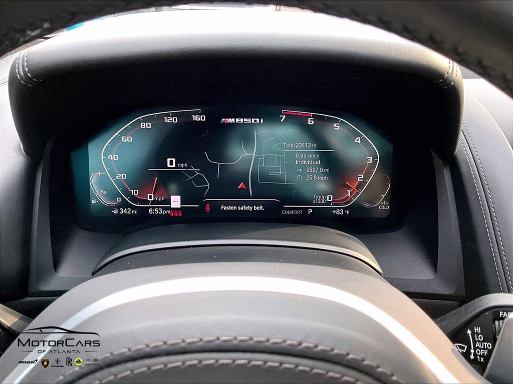 2020 Black Sapphire Metallic BMW 8 Series M850i xDrive Gran Coupe Carbon Fiber Trim AWD Sedan