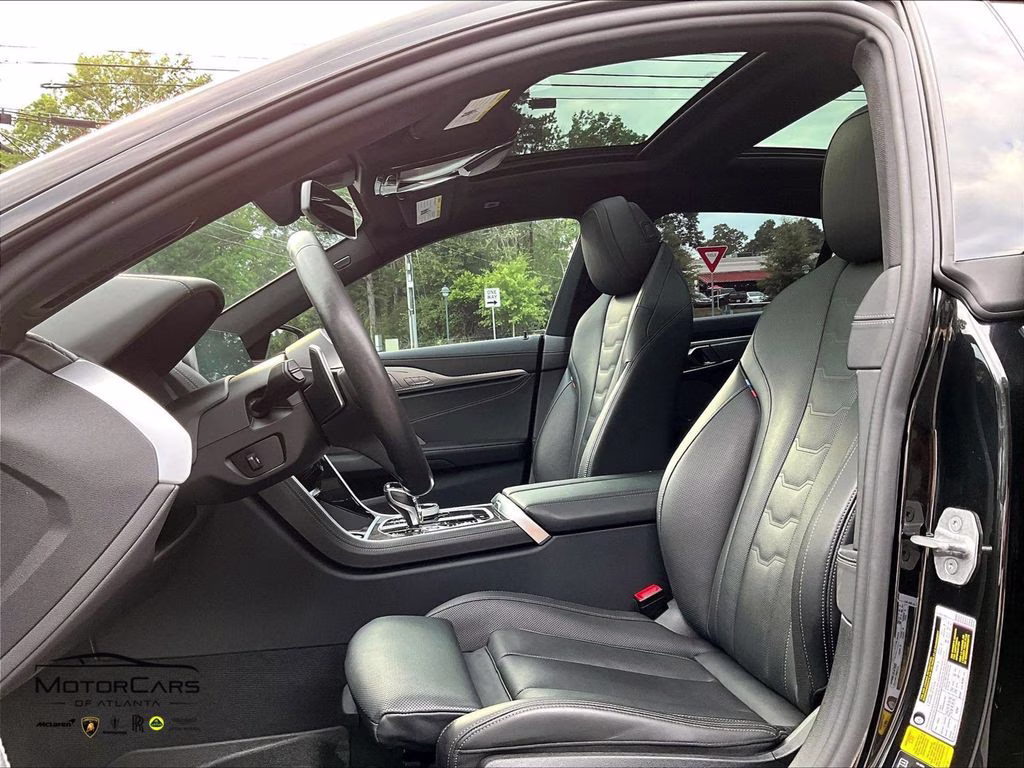 2020 Black Sapphire Metallic BMW 8 Series M850i xDrive Gran Coupe Carbon Fiber Trim AWD Sedan