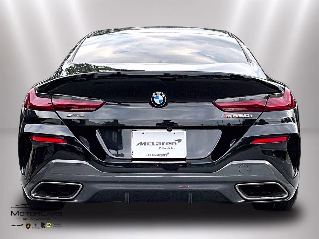 2020 Black Sapphire Metallic BMW 8 Series M850i xDrive Gran Coupe Carbon Fiber Trim AWD Sedan