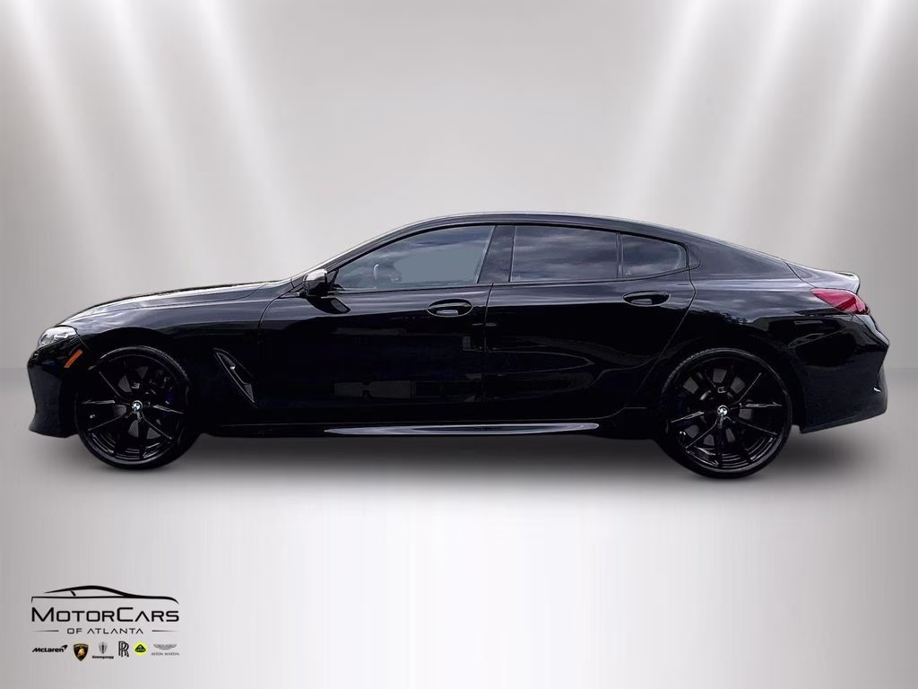 2020 Black Sapphire Metallic BMW 8 Series M850i xDrive Gran Coupe Carbon Fiber Trim AWD Sedan