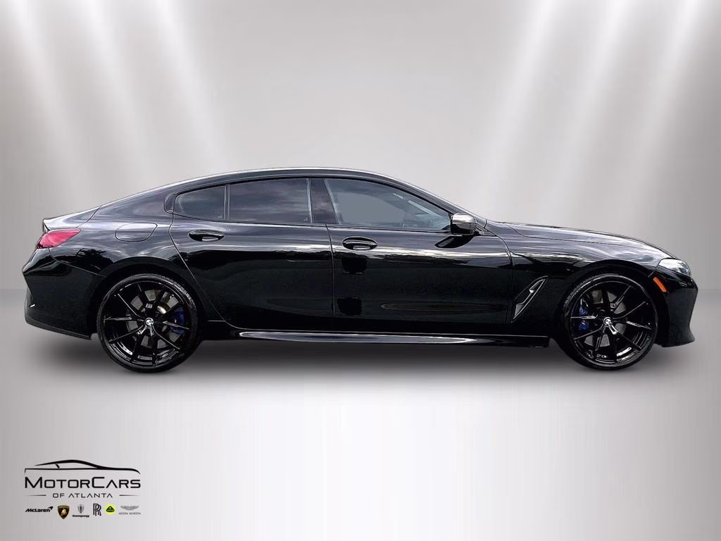 2020 Black Sapphire Metallic BMW 8 Series M850i xDrive Gran Coupe Carbon Fiber Trim AWD Sedan
