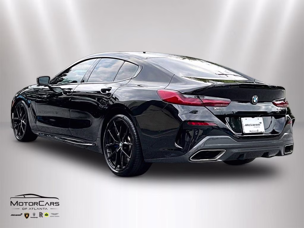 2020 Black Sapphire Metallic BMW 8 Series M850i xDrive Gran Coupe Carbon Fiber Trim AWD Sedan
