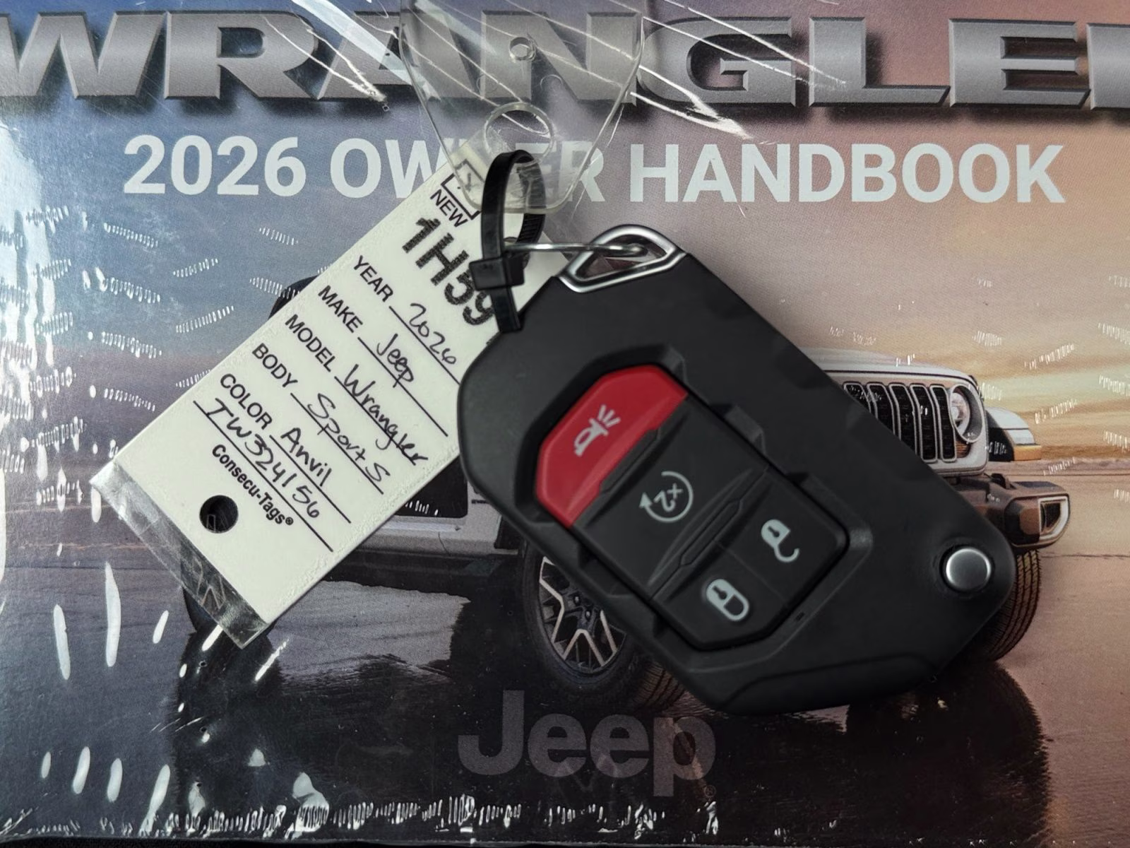 2026 Anvil Clear Coat Jeep Wrangler Sport S 4X4 SUV