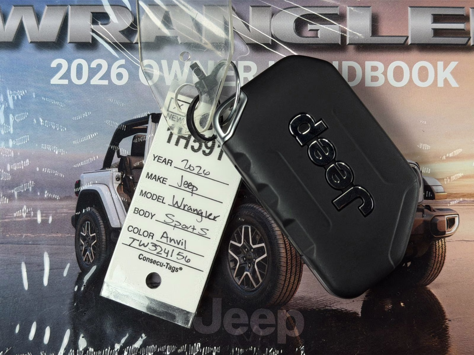 2026 Anvil Clear Coat Jeep Wrangler Sport S 4X4 SUV