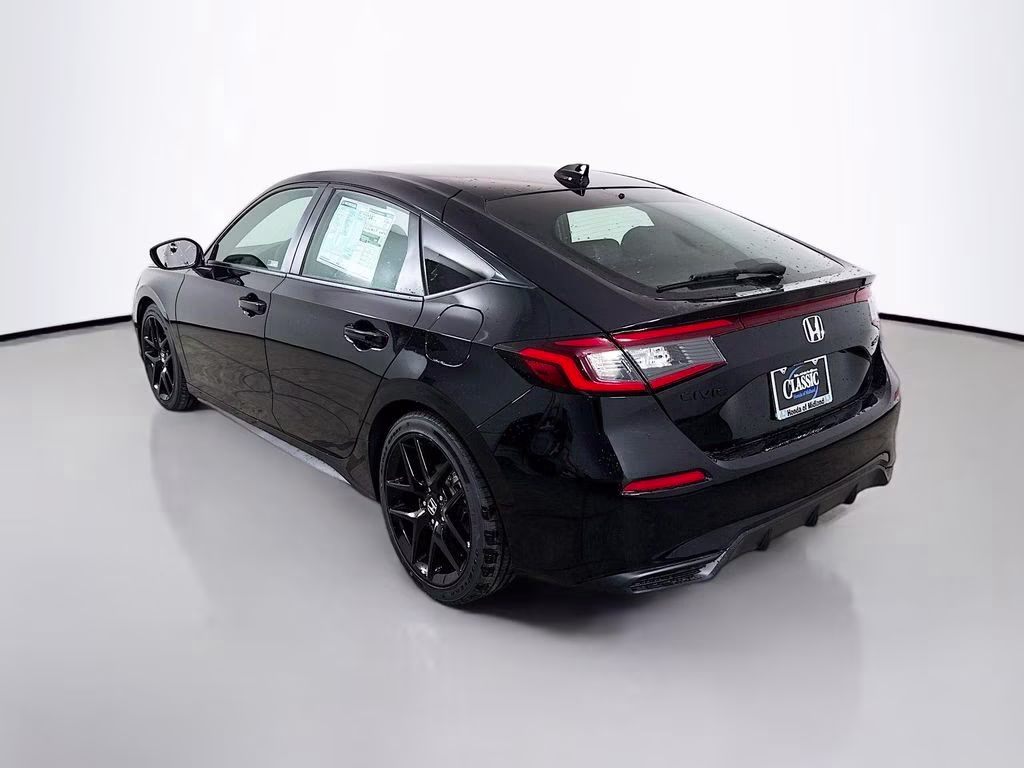 2026 Crystal Black Pearl Honda Civic Sport FWD Hatchback