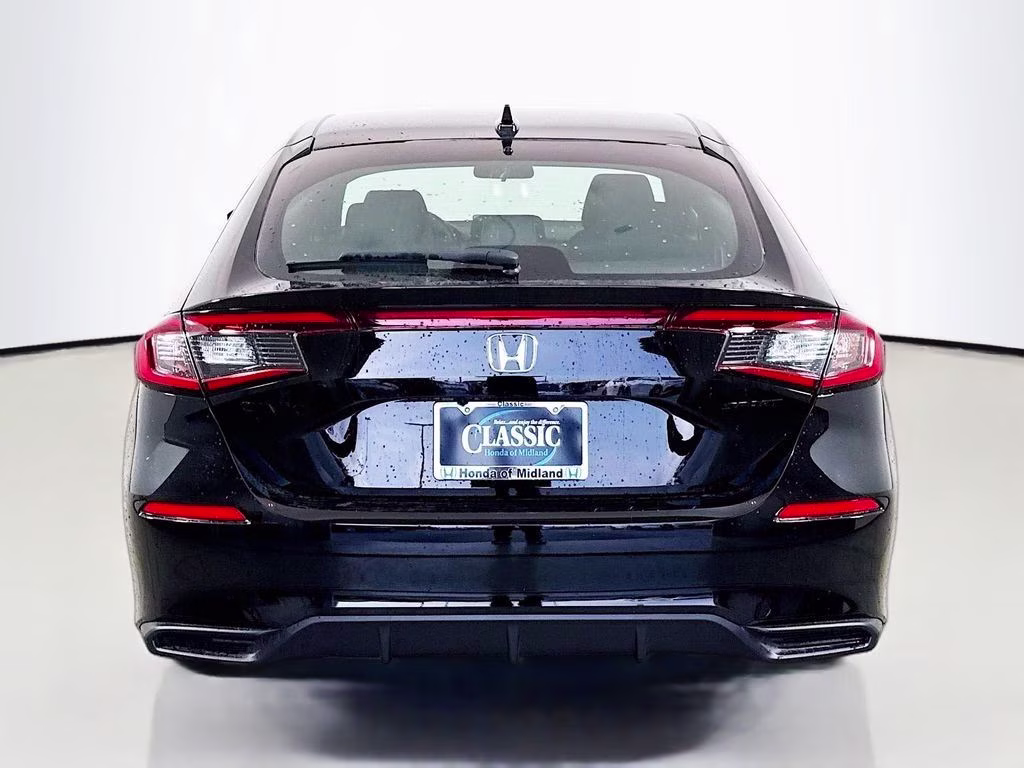 2026 Crystal Black Pearl Honda Civic Sport FWD Hatchback